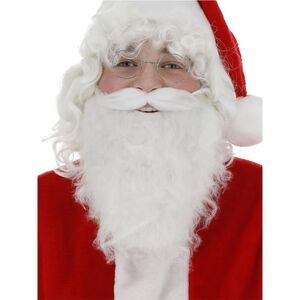 Smiffys Mens Santa Claus Fake Beard / White